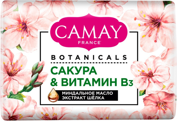 Туалетное мыло CAMAY Botanicals Японская сакура